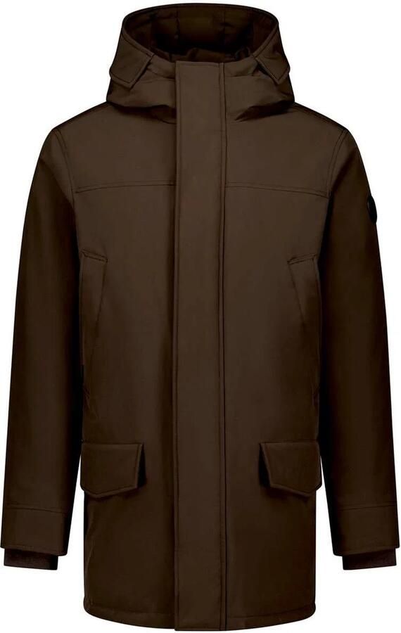 AIRFORCE Heren Jassen Snow Parka Bruin - Foto 5