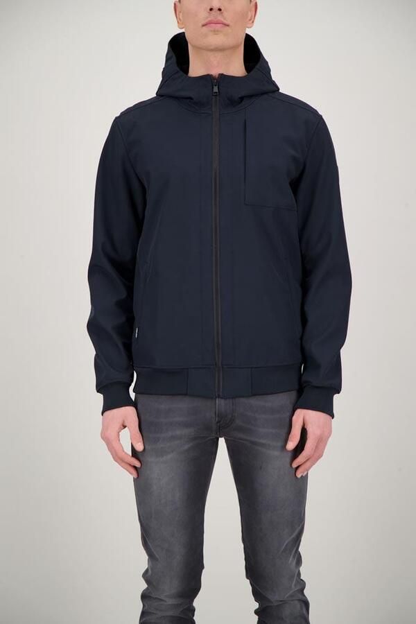 AIRFORCE Heren Jassen Softshell Jacket Chestpocket Donkerblauw - Foto 7