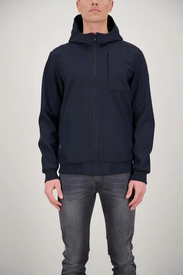 AIRFORCE Heren Jassen Softshell Jacket Chestpocket Donkerblauw - Foto 7