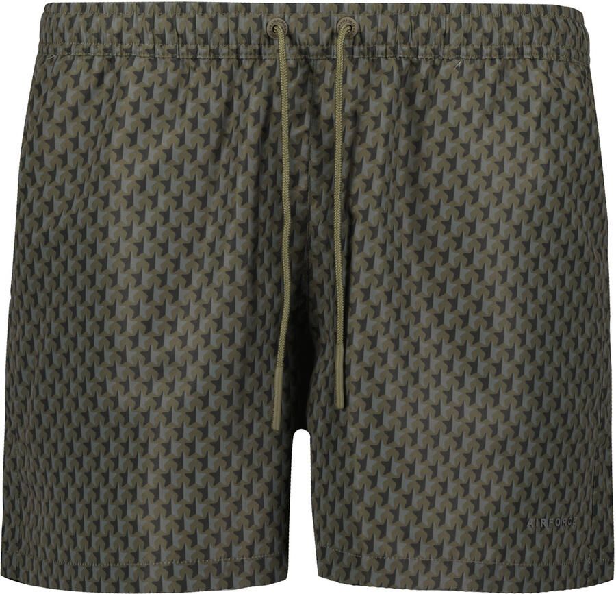 Airforce Swim Short Print Star