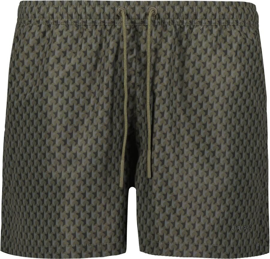 Airforce Swim Short Print Star