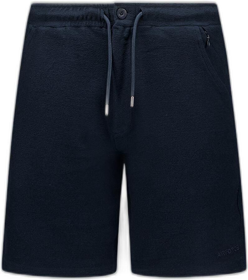 Airforce Slim Fit Donkerblauwe Shorts Blue Heren