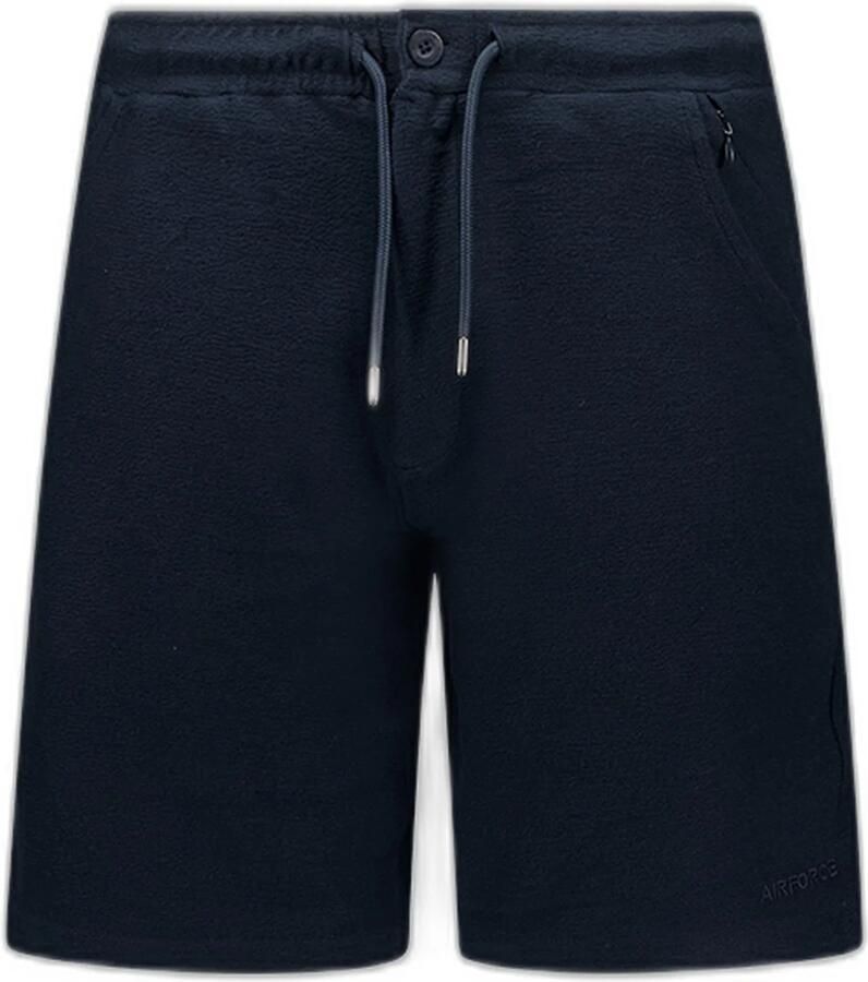 Airforce Slim Fit Donkerblauwe Shorts Blue Heren