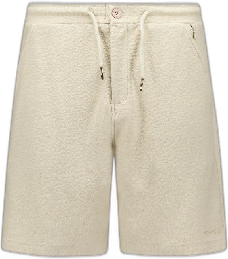 AIRFORCE Heren Broeken Woven Short Pants Beige - Foto 5