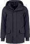 Airforce Snow winterjas donkerblauw effen rits slim fit - Thumbnail 1