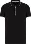 Armani Exchange Polo Shirt Katoen Elastaan Mix Black Heren - Thumbnail 3