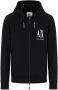 Armani Exchange Stijlvolle Zip Sweatshirt voor Mannen Black Heren - Thumbnail 2