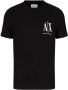 Armani Exchange Klassiek Zwart Kortemouw T-Shirt Black Heren - Thumbnail 2