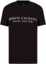 Armani Exchange Iconisch Katoenen T-shirt Blauw Slim Fit Blue Heren - Thumbnail 1