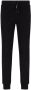 Armani Exchange Zwarte broek met vetersluiting en voorzakken Black Heren - Thumbnail 1