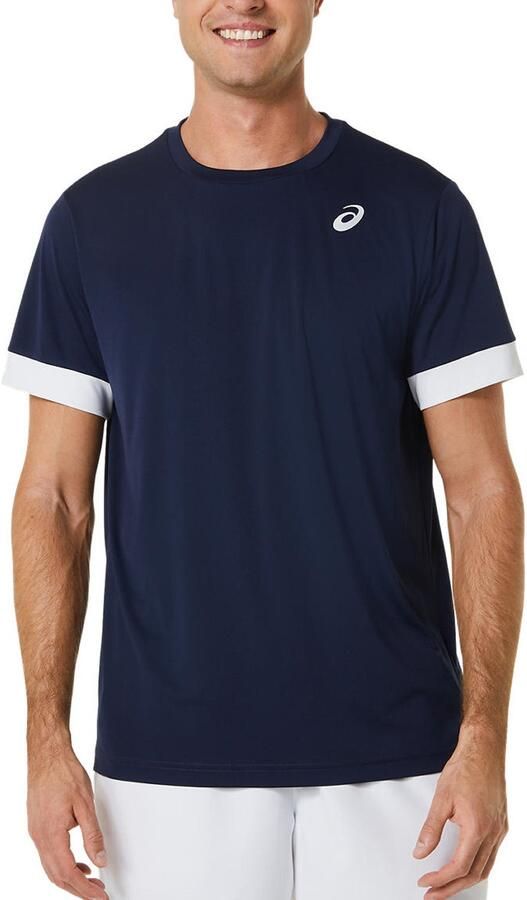 ASICS Court Marineblauw Tennisshirt Heren