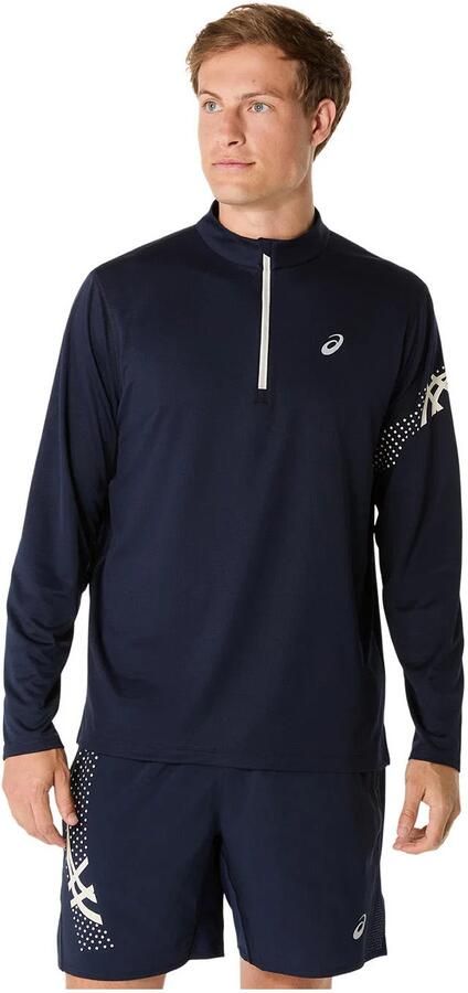 Asics Icon 1 2 Long Sleeve Zip-top Heren