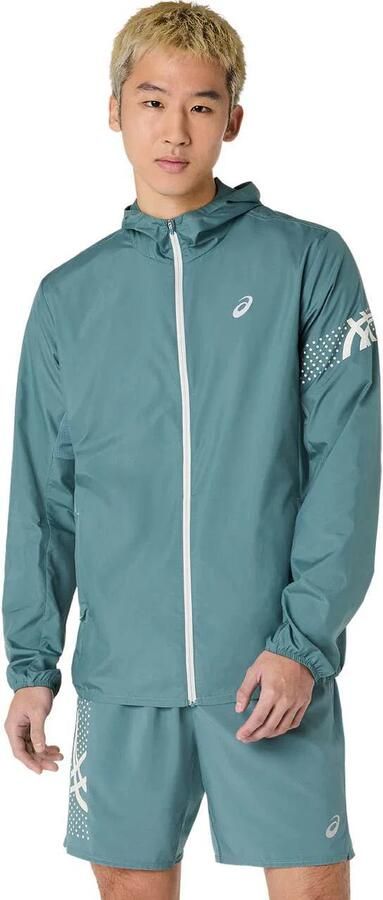 ASICS Icon Jacket Groen- Heren Groen - Foto 2