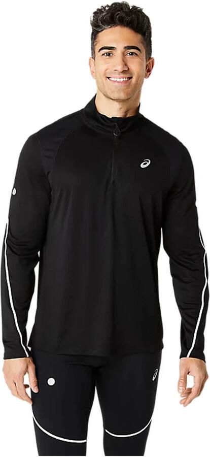 ASICS Road Lite-Show 1 2 Zip Top Zwart- Heren Zwart - Foto 2