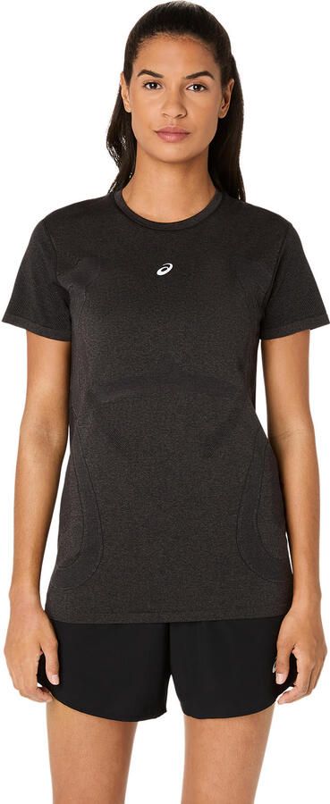 ASICS Road Seamless T-Shirt Zwart- Dames Zwart - Foto 2