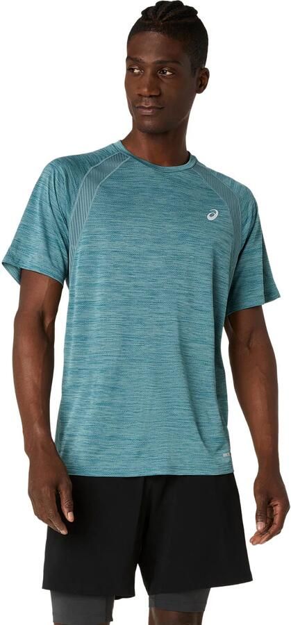 ASICS Road T-Shirt Blauw- Heren Blauw - Foto 2
