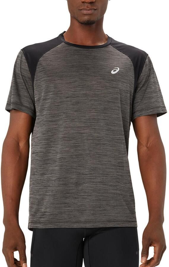 ASICS Road T-Shirt Grijs- Heren Grijs - Foto 2