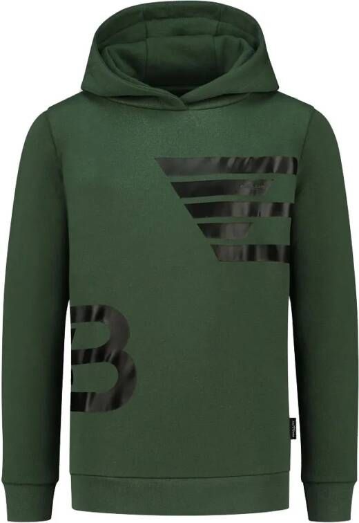 Ballin hoodie met printopdruk mosgroen Sweater Printopdruk 176