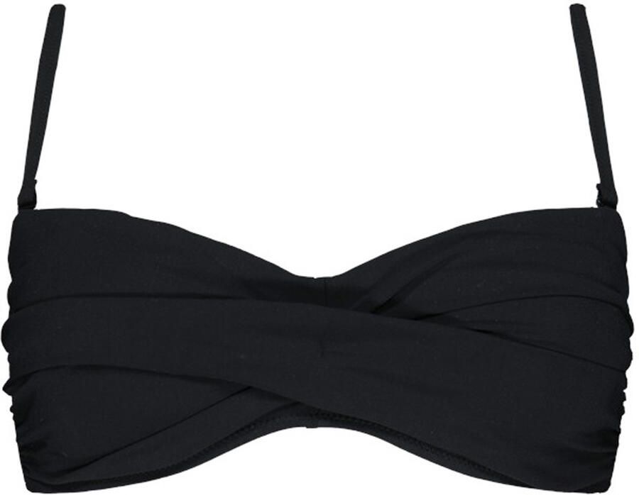 Barts Bandeau-bikini met rimpelingen model 'Solid'