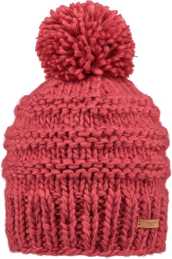Barts muts Jasmin met pompon rood