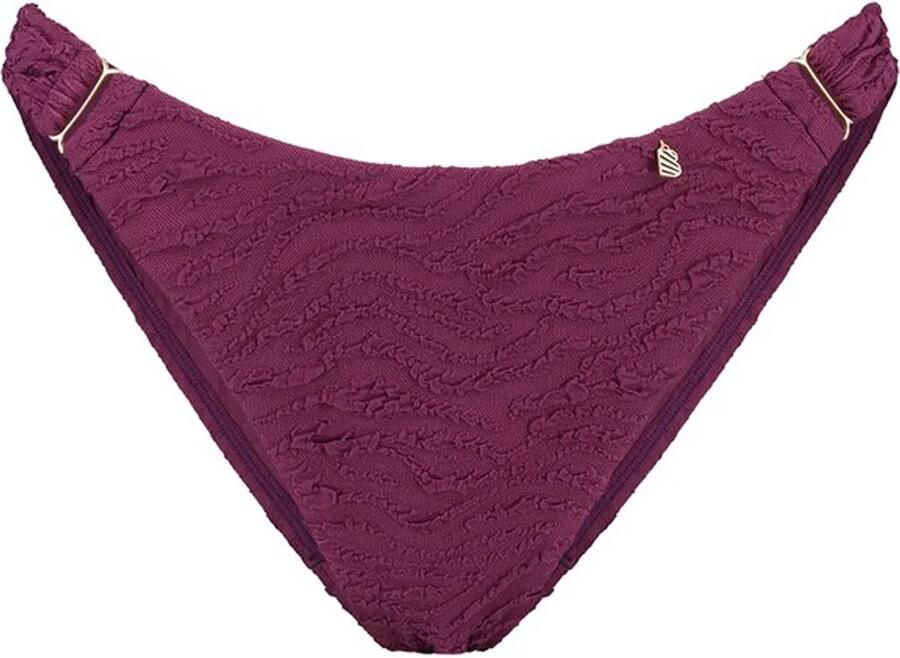 Beachlife Bright Plum High Waist Bottom Dames
