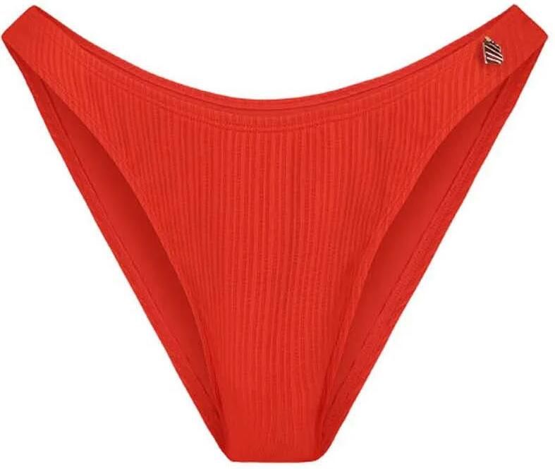 Beachlife high leg bikinibroekje rood