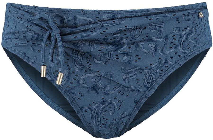 Beachlife bikinibroekje broderie anglaise donkerblauw - Foto 3