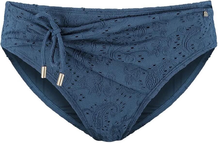 Beachlife bikinibroekje broderie anglaise donkerblauw - Foto 3