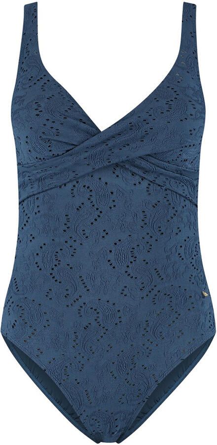 Beachlife Nightsky Embroidery Padded Swimsuit Dames