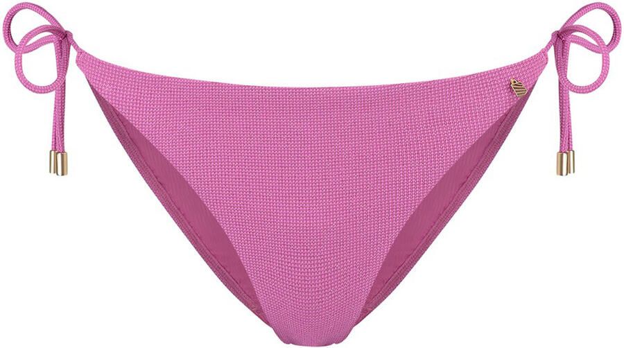 Beachlife Pink Shimmer Mid Waist Bottom Dames - Foto 4