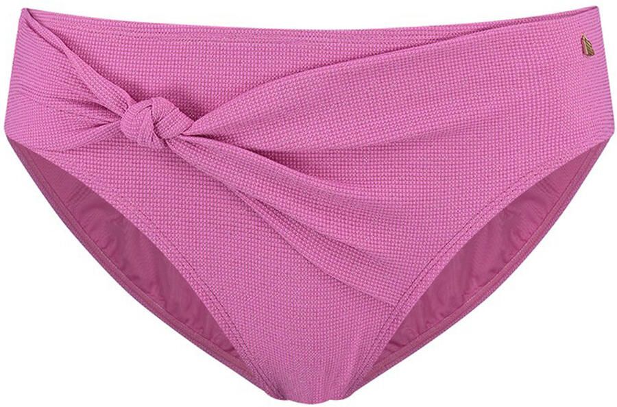 Beachlife Pink Shimmer Mid Waist Bottom Dames - Foto 3