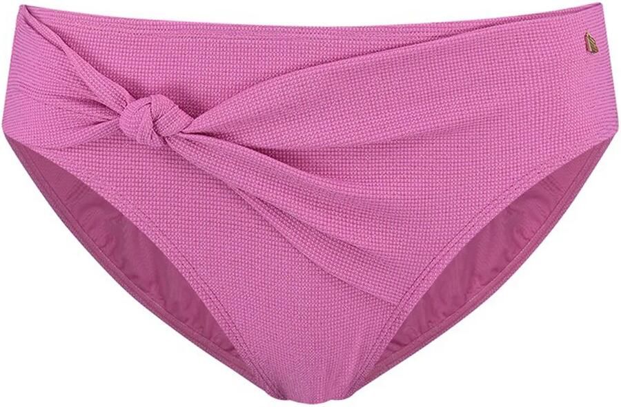 Beachlife Pink Shimmer Mid Waist Bottom Dames - Foto 3