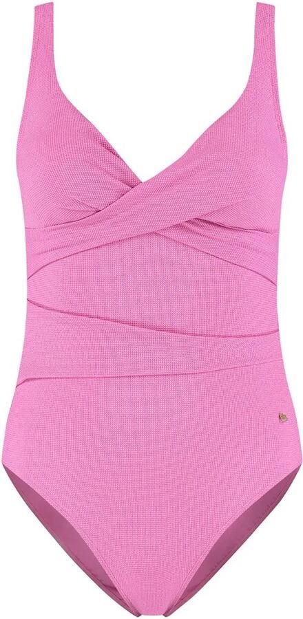 Beachlife Pink Shimmer Padded Swimsuit Dames - Foto 2