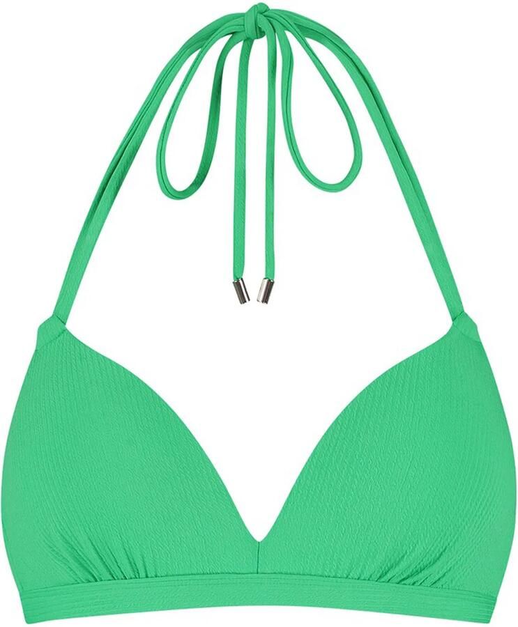 Beachlife voorgevormde halter bikinitop groen