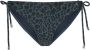 Beachlife strik bikinibroekje met panterprint donkerblauw zwart - Thumbnail 2