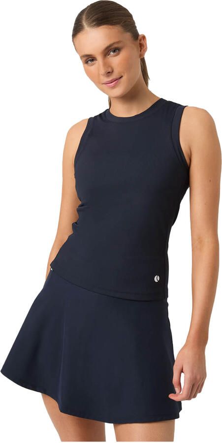 BJORN BORG Dames Tops & T-shirts Ace Pocket Ribbed Tank Top Donkerblauw - Foto 4