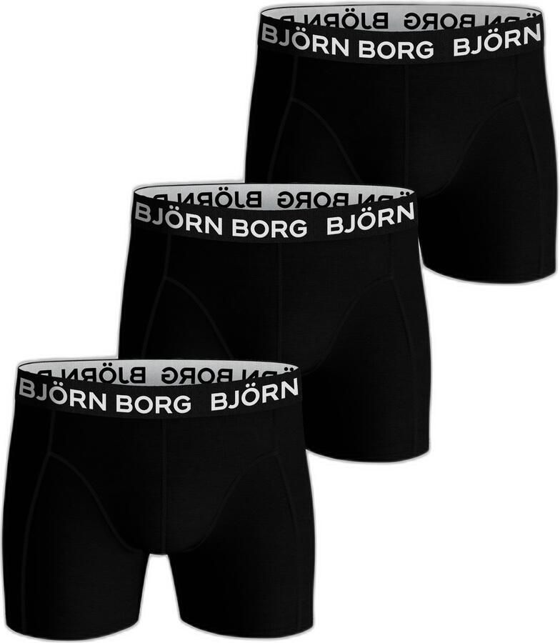 Björn Borg Cotton Stretch Boxershorts Heren (3-pack)