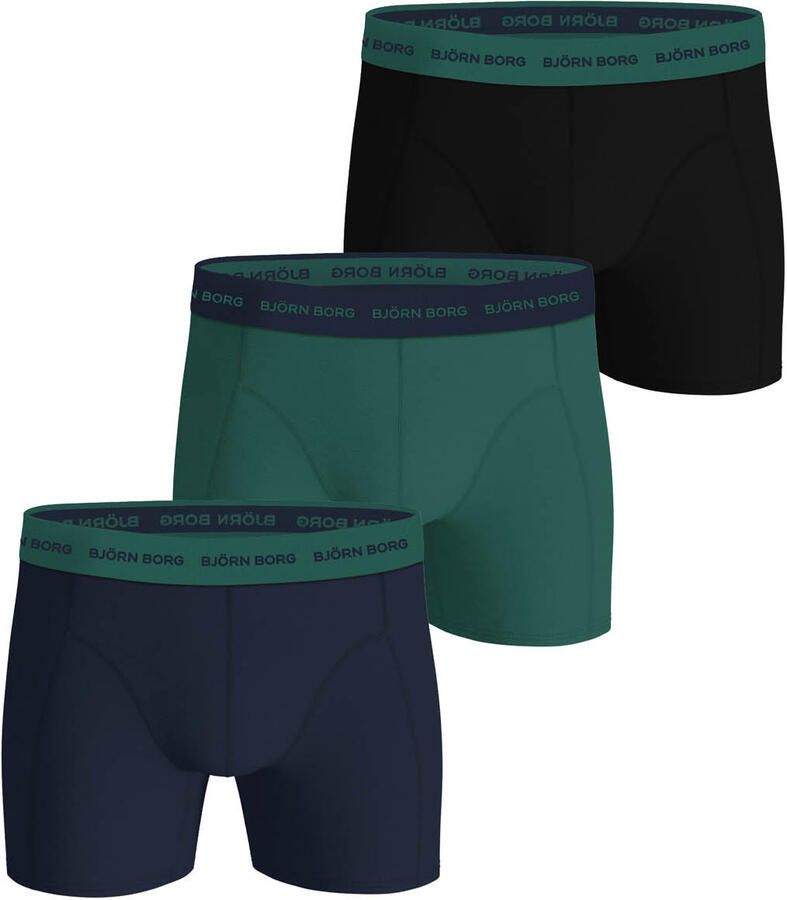 Bjorn Borg Björn Borg Cotton Stretch Boxershorts Heren (3-pack)