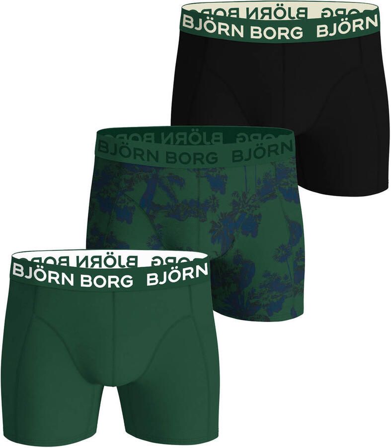 Bjorn Borg Björn Borg Cotton Stretch Boxershorts Heren (3-pack)