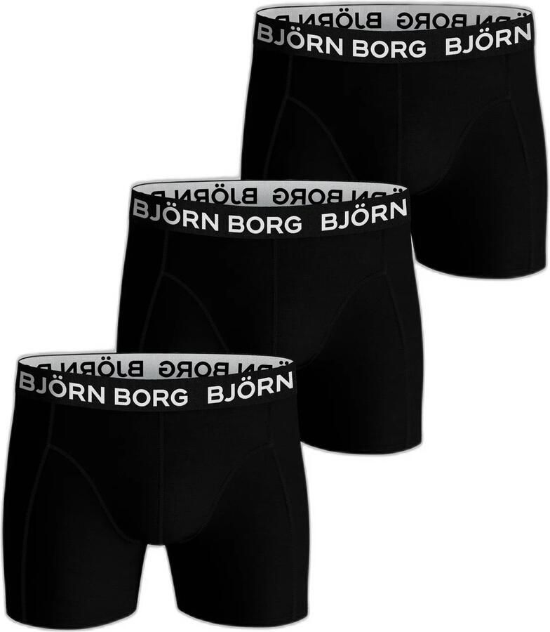 Björn Borg Cotton Stretch Boxershorts Heren (3-pack)