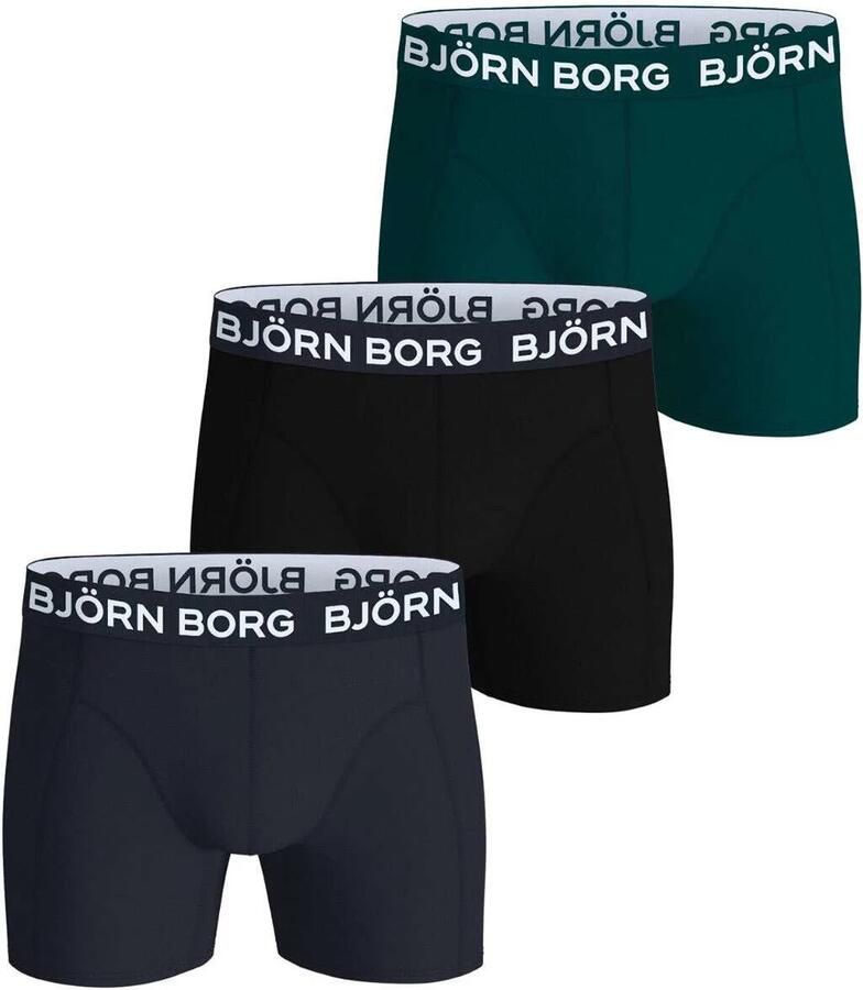 Björn Borg Cotton Stretch Boxershorts Heren (3-pack)