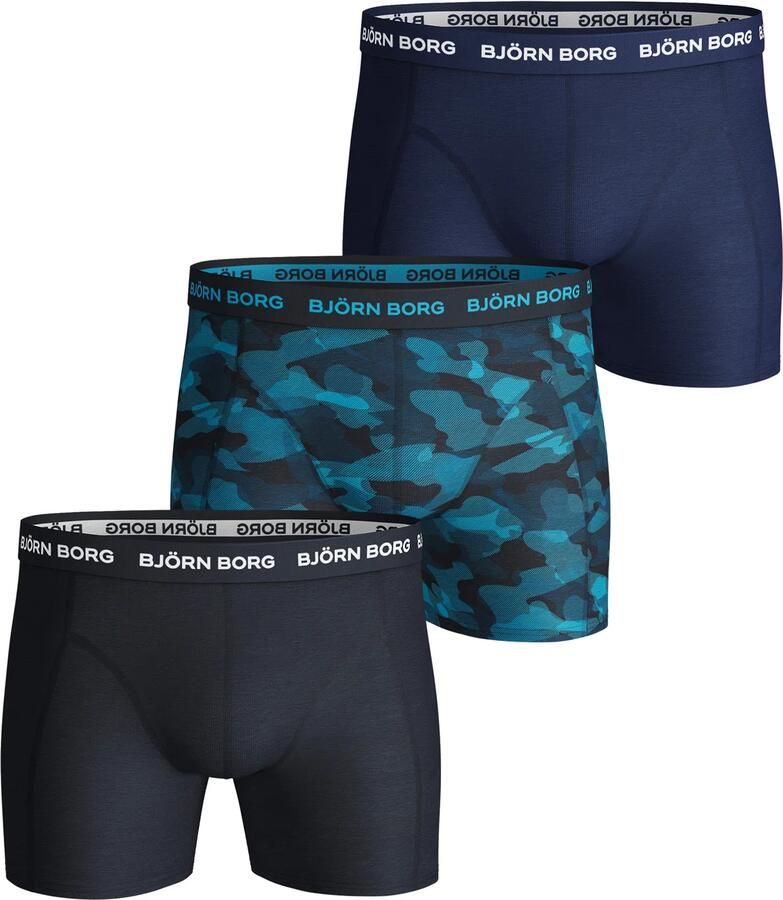 Bjorn Borg Björn Borg Cotton Stretch Boxershorts Heren (3-pack)