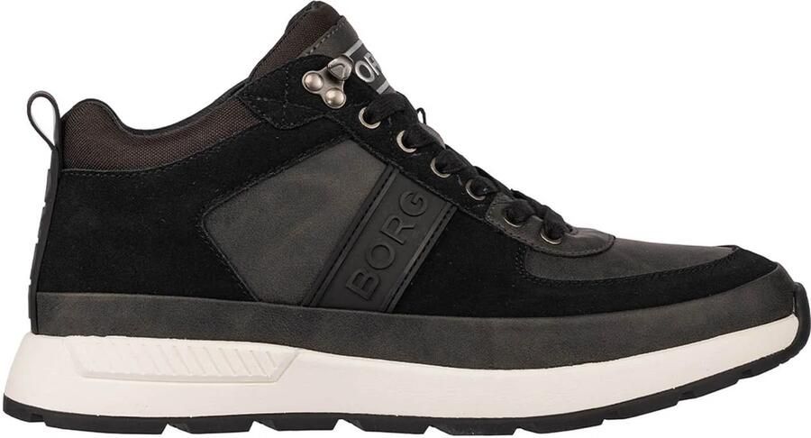 Björn Borg Hoge H100 MID CAS Sneaker Black Heren