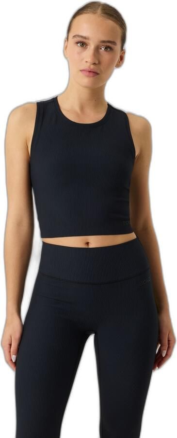 BJORN BORG Dames Tops & T-shirts Studio Ribbed Cropped Tank Top Zwart - Foto 5