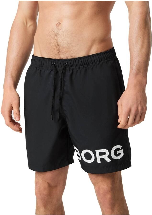 Björn Borg zwemshort met logo zwart - Foto 2