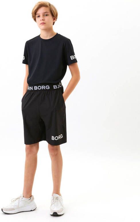 Björn Borg sportshort zwart Sportbroek Jongens Gerecycled polyester Camouflage 134-140