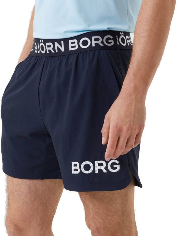 Bjorn Borg Broek Tenis Marineblauw Korte Broek Heren