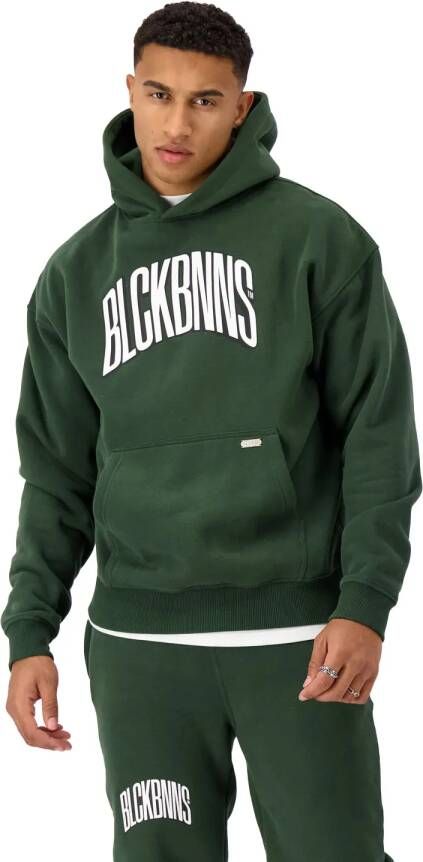 BLACK BANANAS hoodie ARCH met logo green
