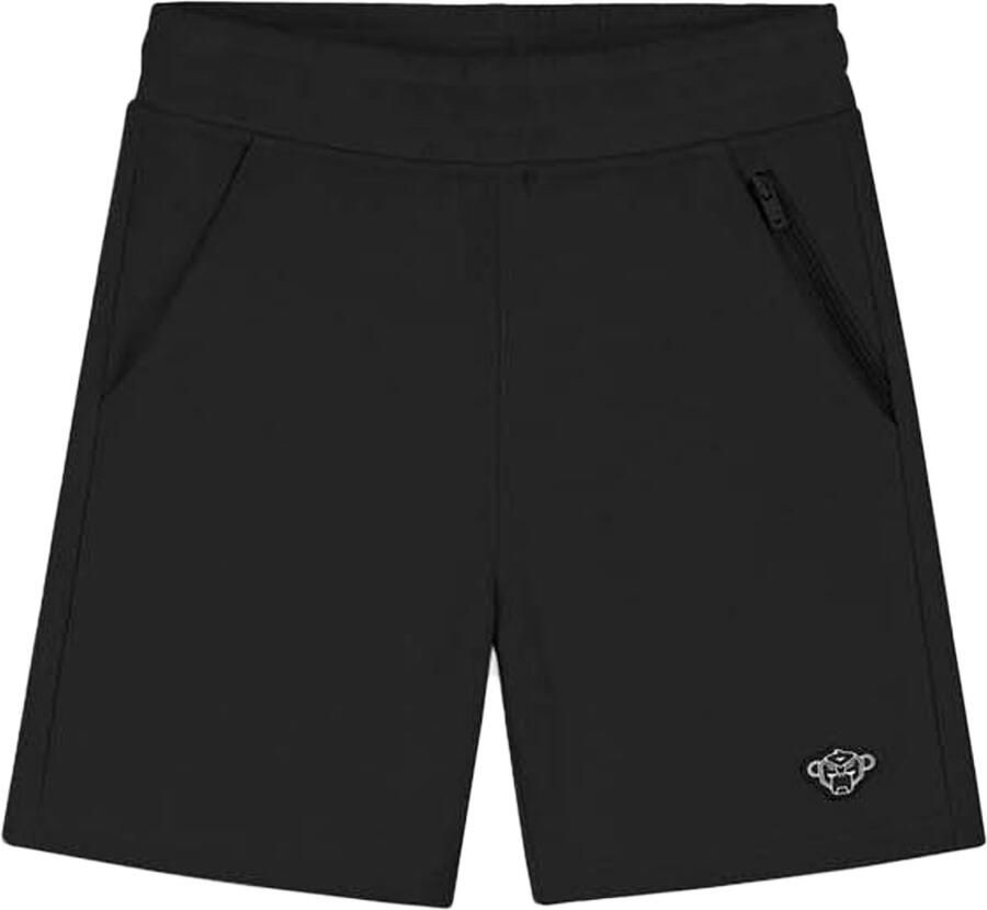 BLACK BANANAS regular sweatshort zwart