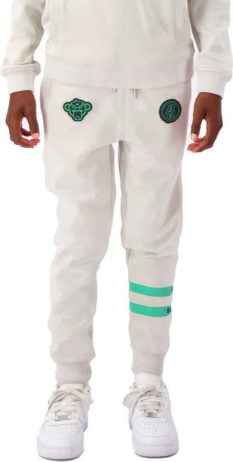 BLACK BANANAS regular fit joggingbroek grijs Jongens Polyester Effen 164